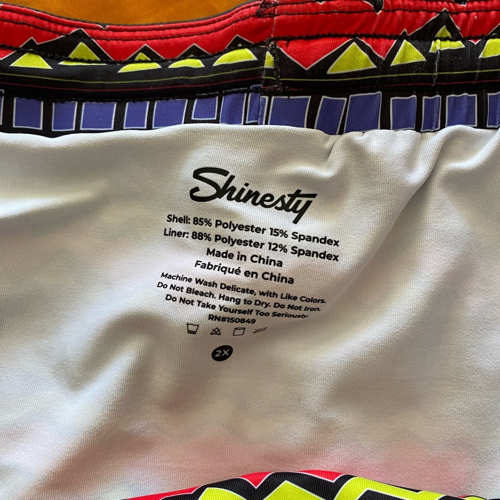 Shinesty Athletic Shorts With Spandex Lining & “Ball Hammock” - Size “Men’s” XXL - Picture 2 of 6
